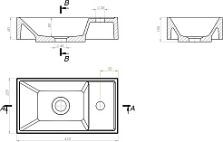 Stella Polare Раковина Бриз мини 41 белая – фотография-3